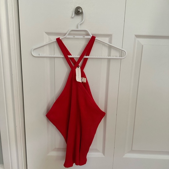 Anthropologie NWT T.La Ribbed Halter Tank - Picture 4 of 6